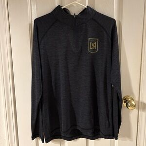 Fanatics LAFC Navy Zip-Up Sweater